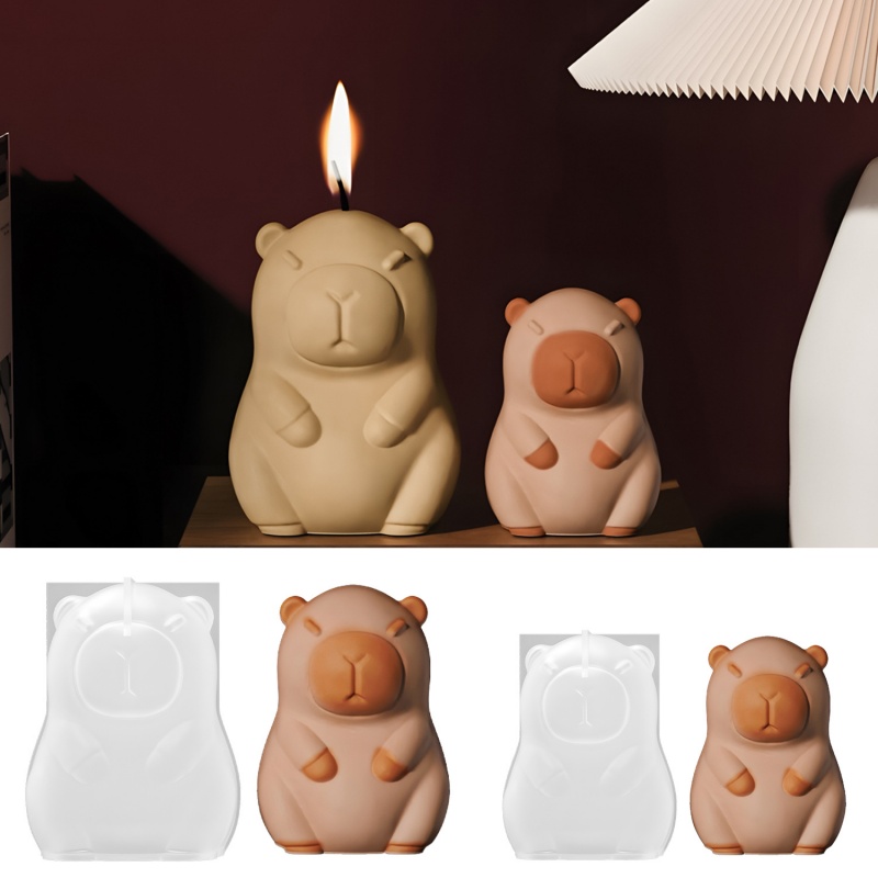 Home Fragrance Rituals - Capibara pudín hornear molde de silicona