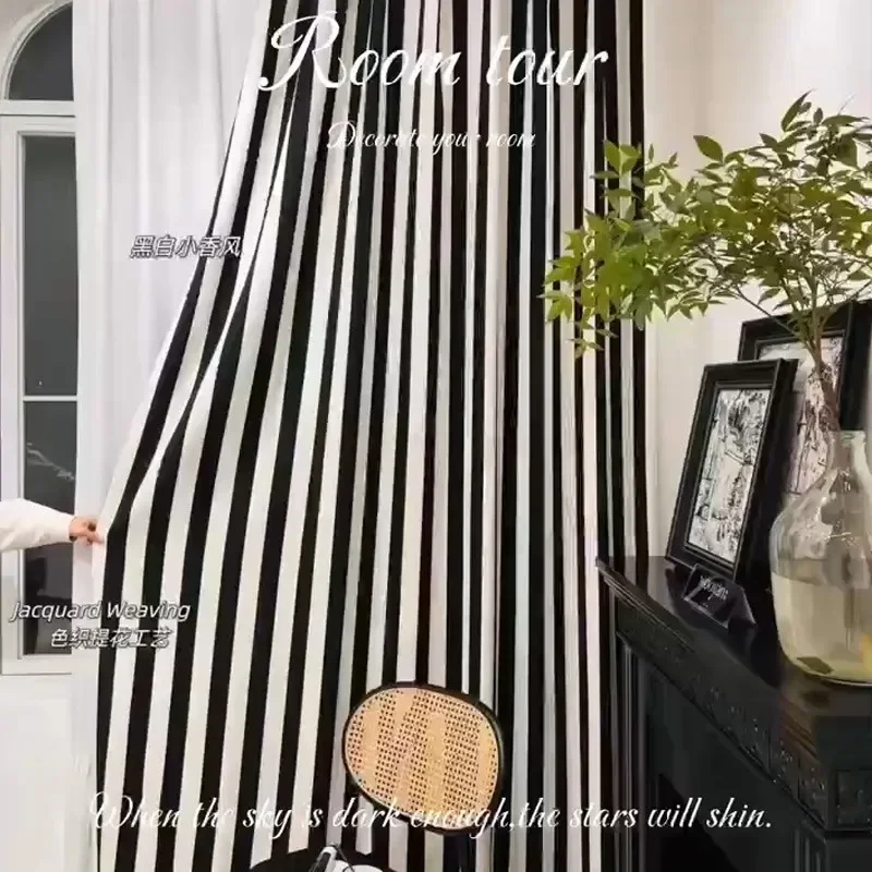 Home Fragrance French - Cortina Jacquard de chenilla blanca y