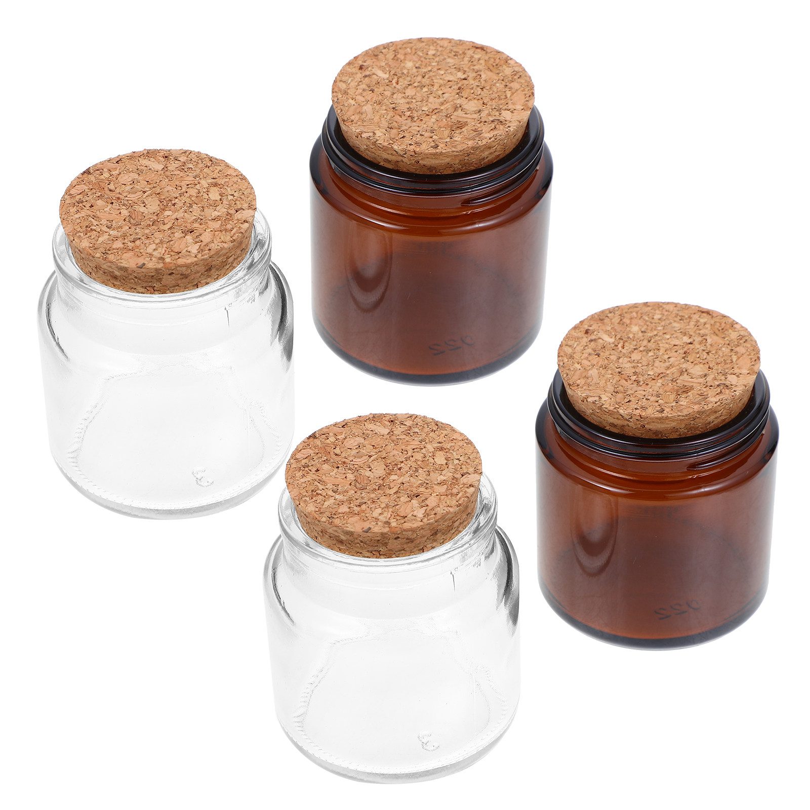 4 Frascos de Vidrio con Tapa d - Home Fragrance Jar reseña y precio