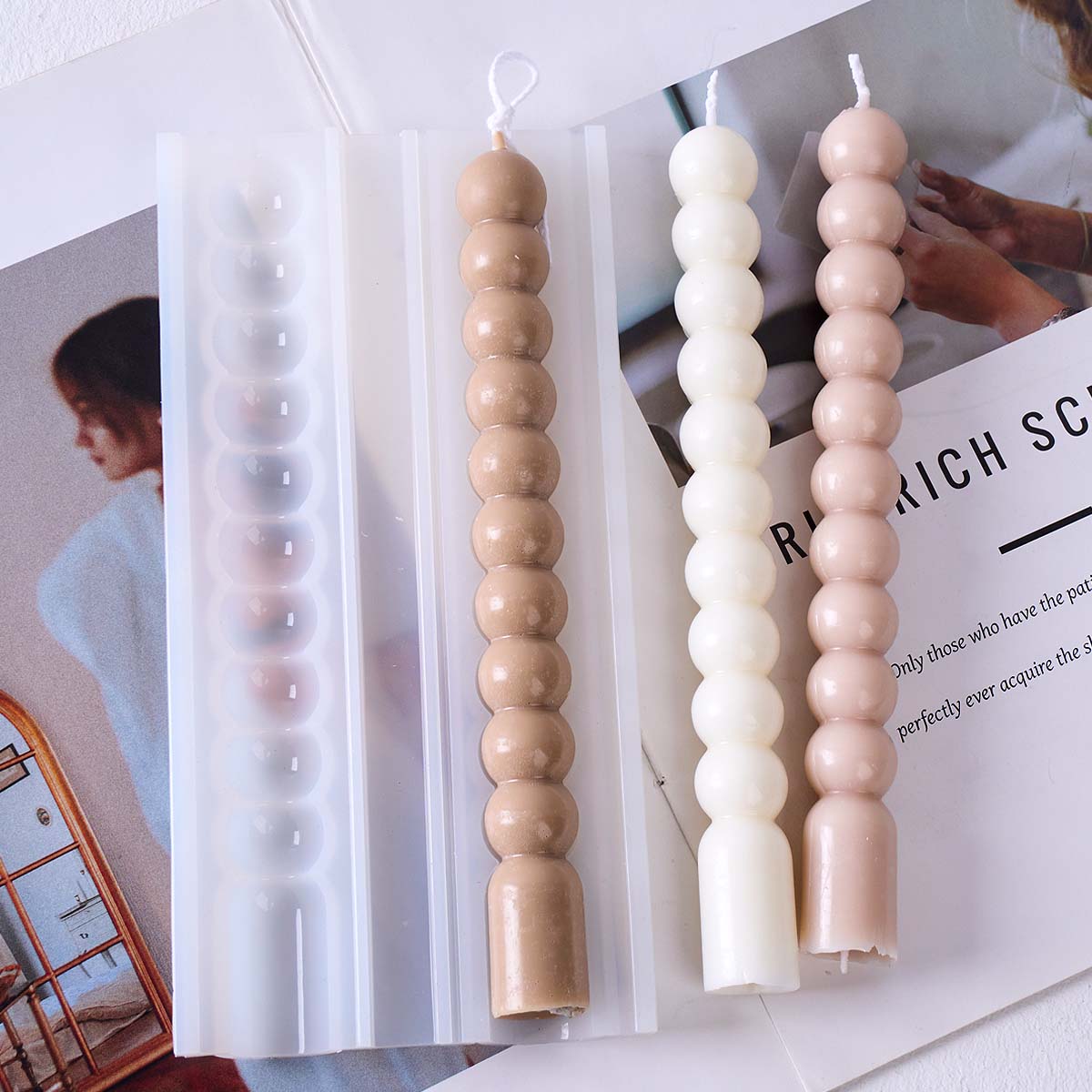 Molde de silicona 3D para vela - Home Fragrance Rituals reseña y precio