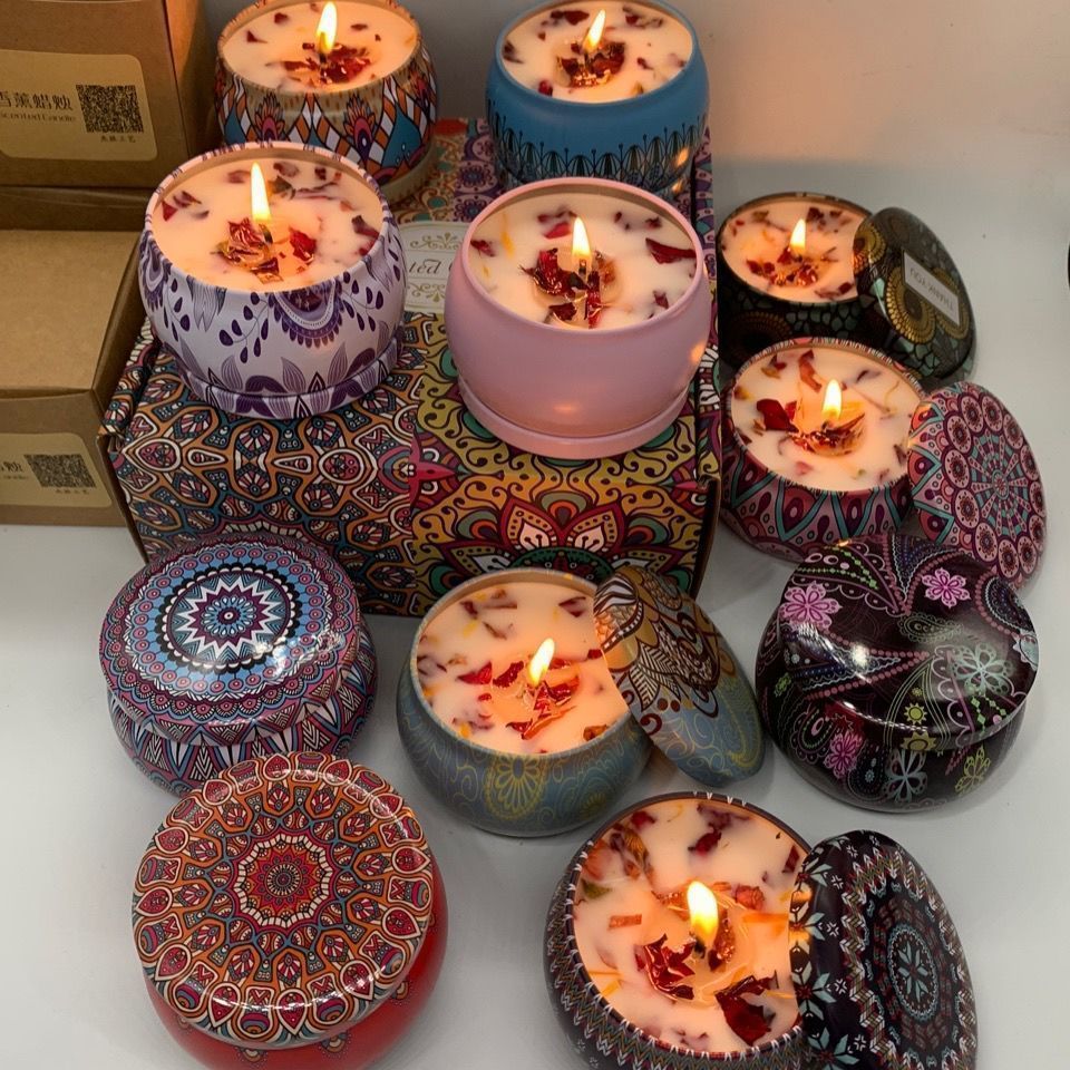 Velas Vintage de cera de soja, - Home Fragrance Jar reseña y precio