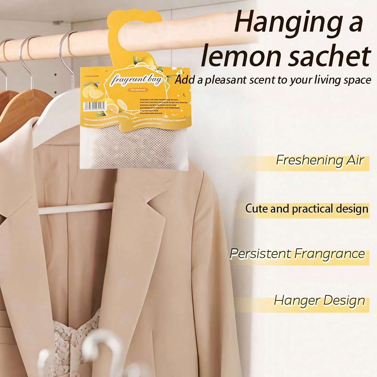 Saquitos colgantes con aroma a - Home Fragrance Logo reseña y precio