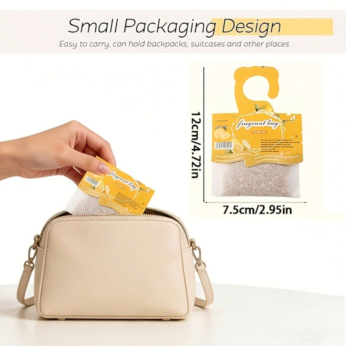 Saquitos colgantes con aroma a - Home Fragrance Logo reseña y precio