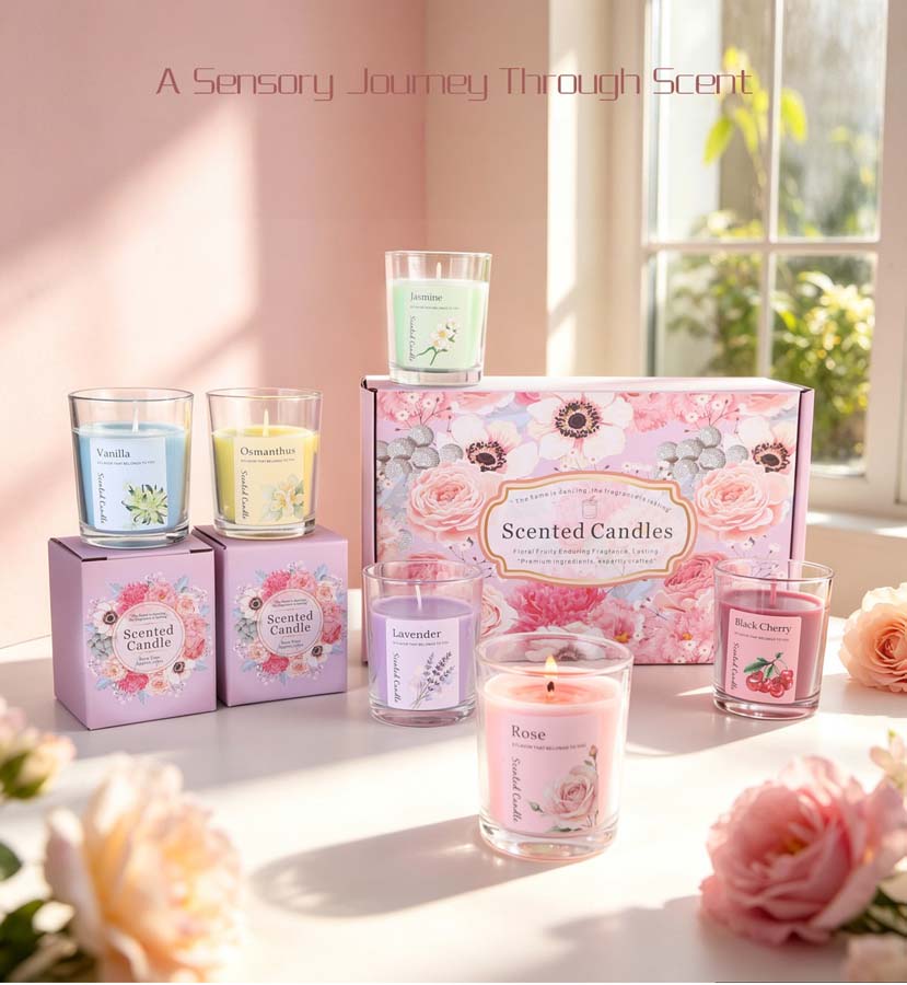 Set de Regalo de Velas Aromáti - Home Fragrance Jar reseña y precio