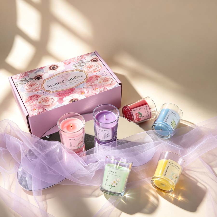 Set de Regalo de Velas Aromáti - Home Fragrance Jar reseña y precio